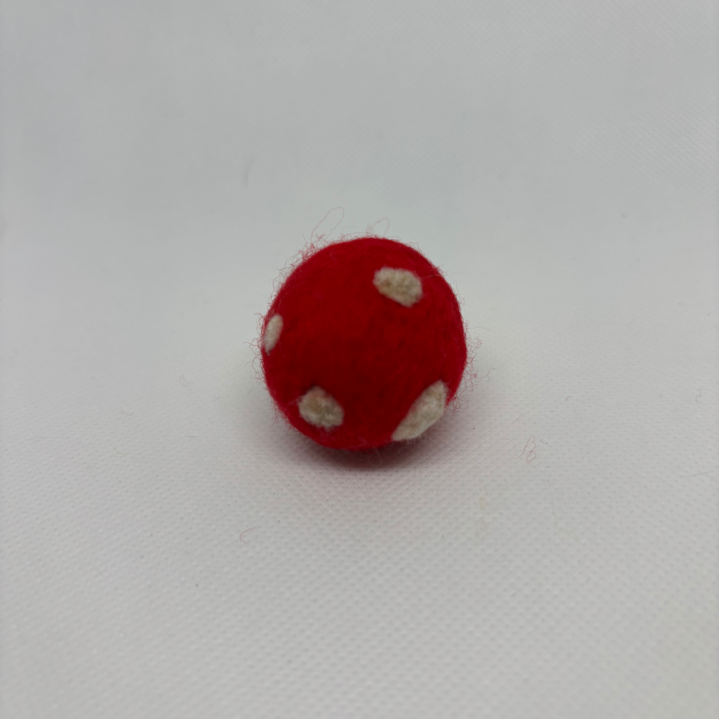 Handmade Felt Mushroom Figurine