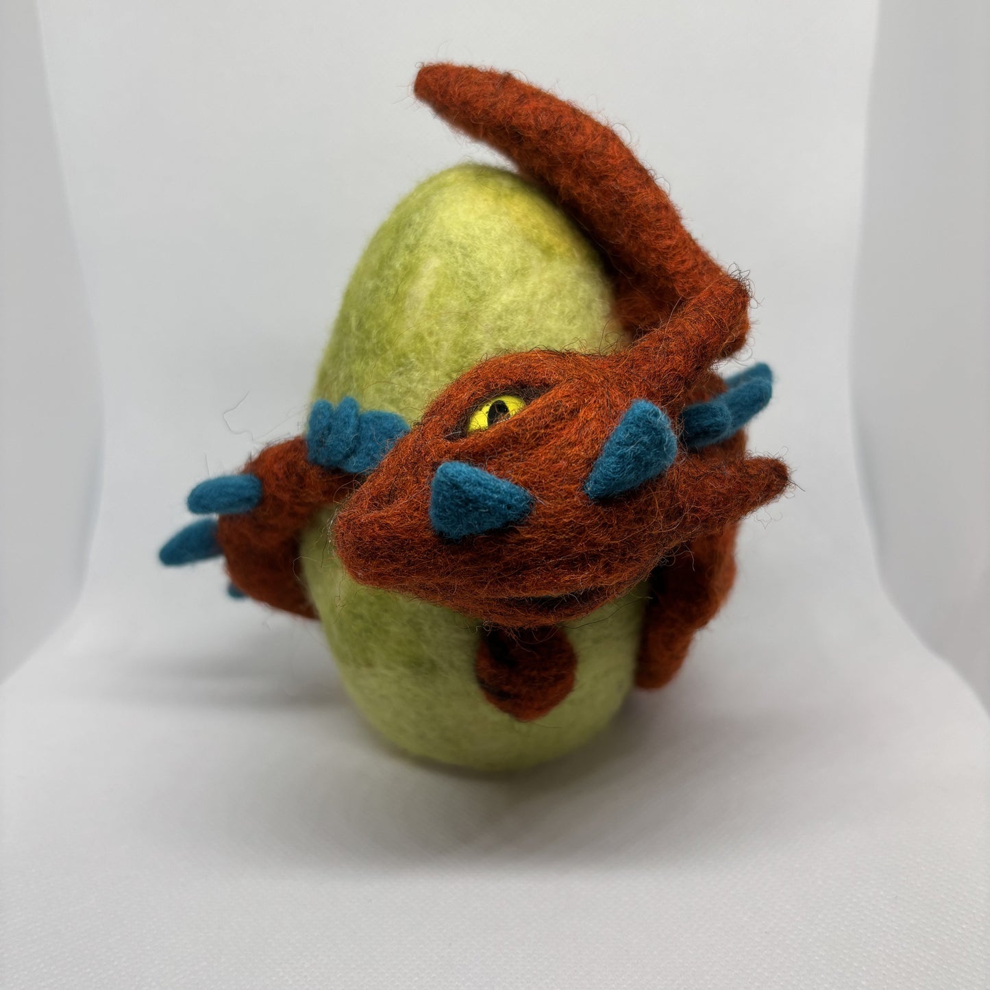 Handmade Felt Dragon Egg Figurine
