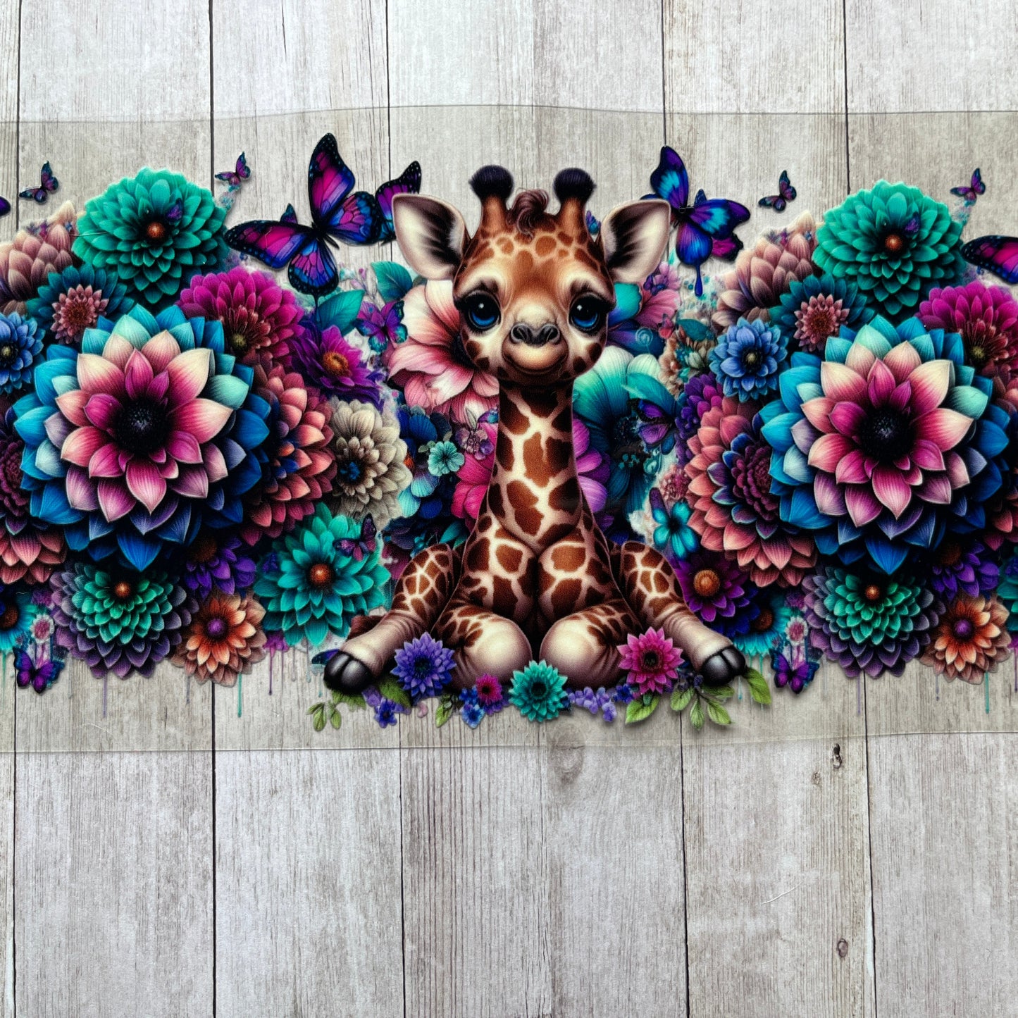 Giraffe and Floral