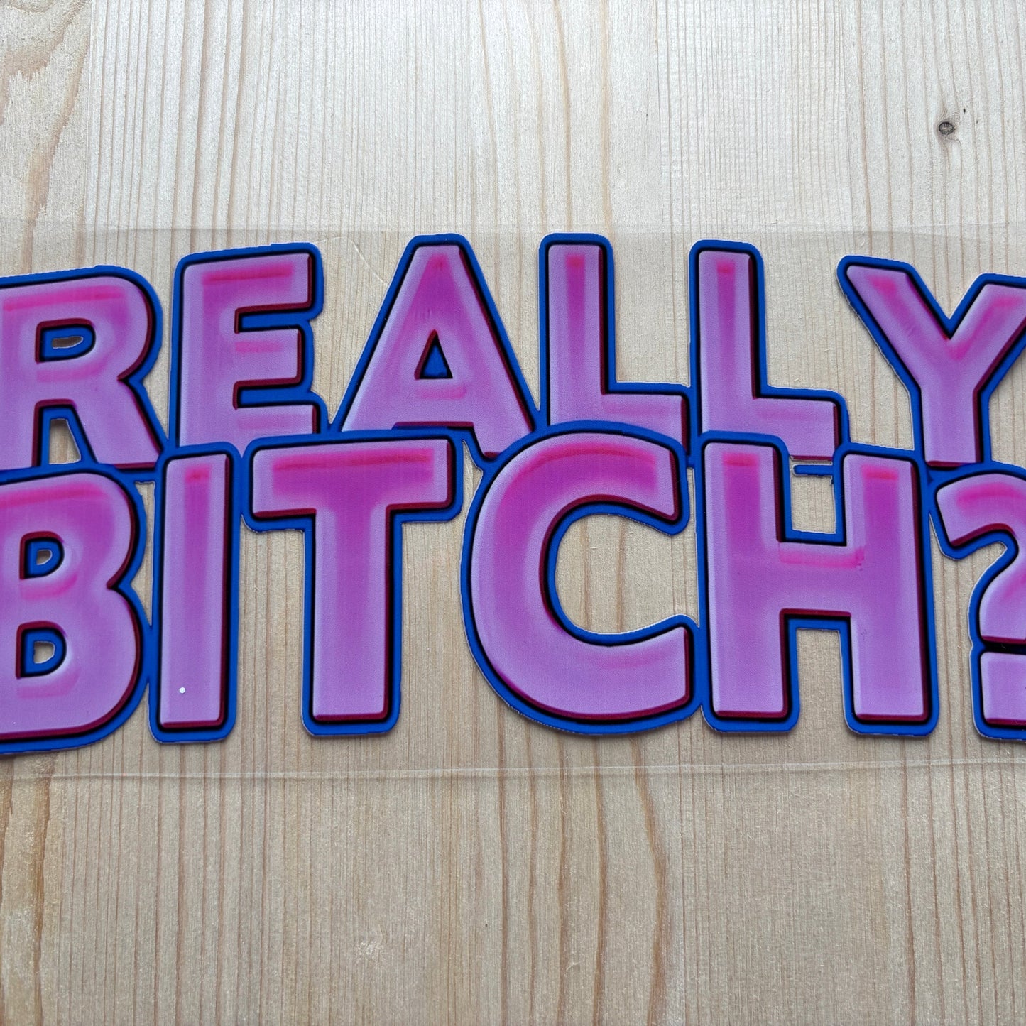Really B*tch?