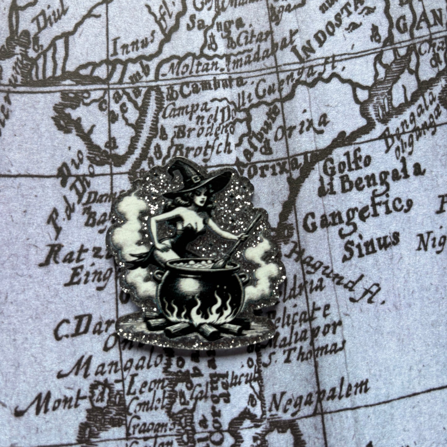 Witchy Cauldron Fridge Magnet