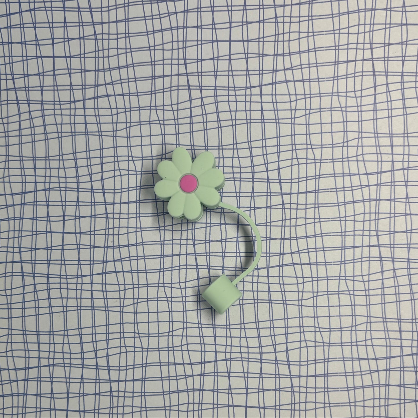 Floral Straw Toppers