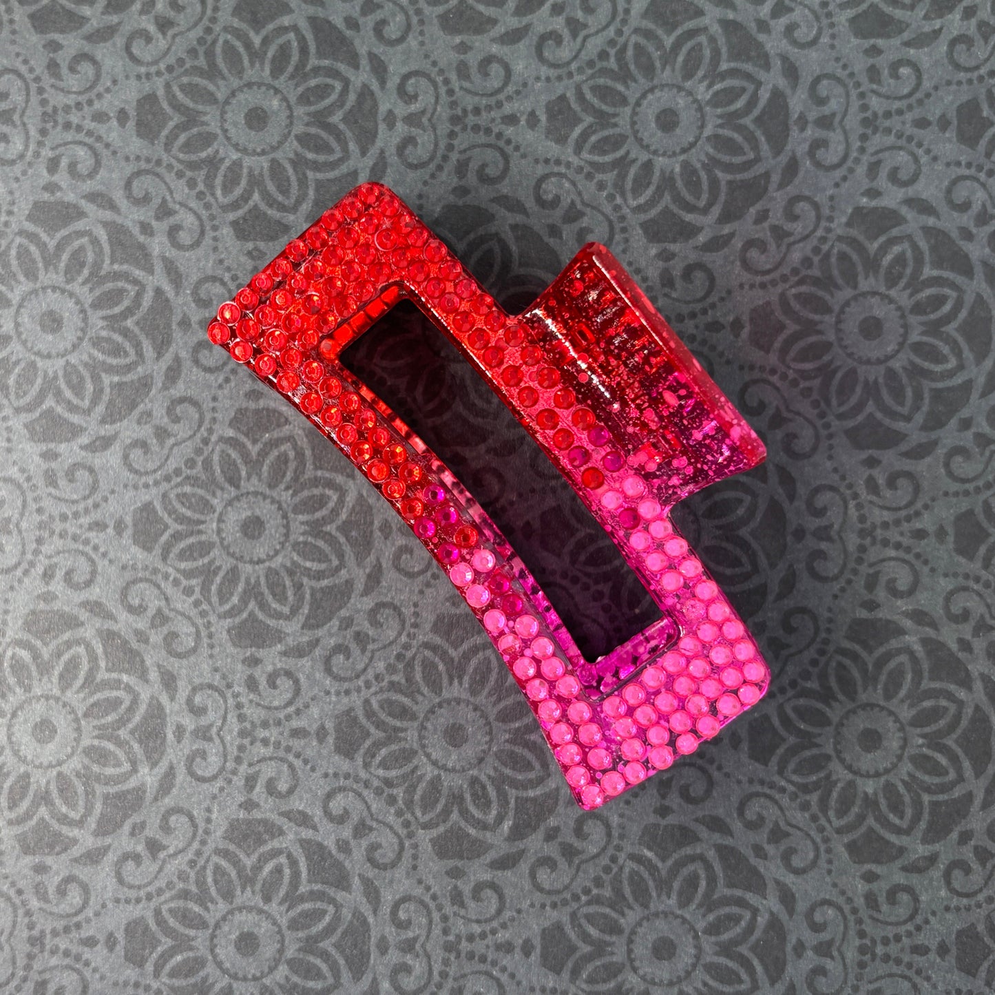 Large Rhinestone Claw Clip