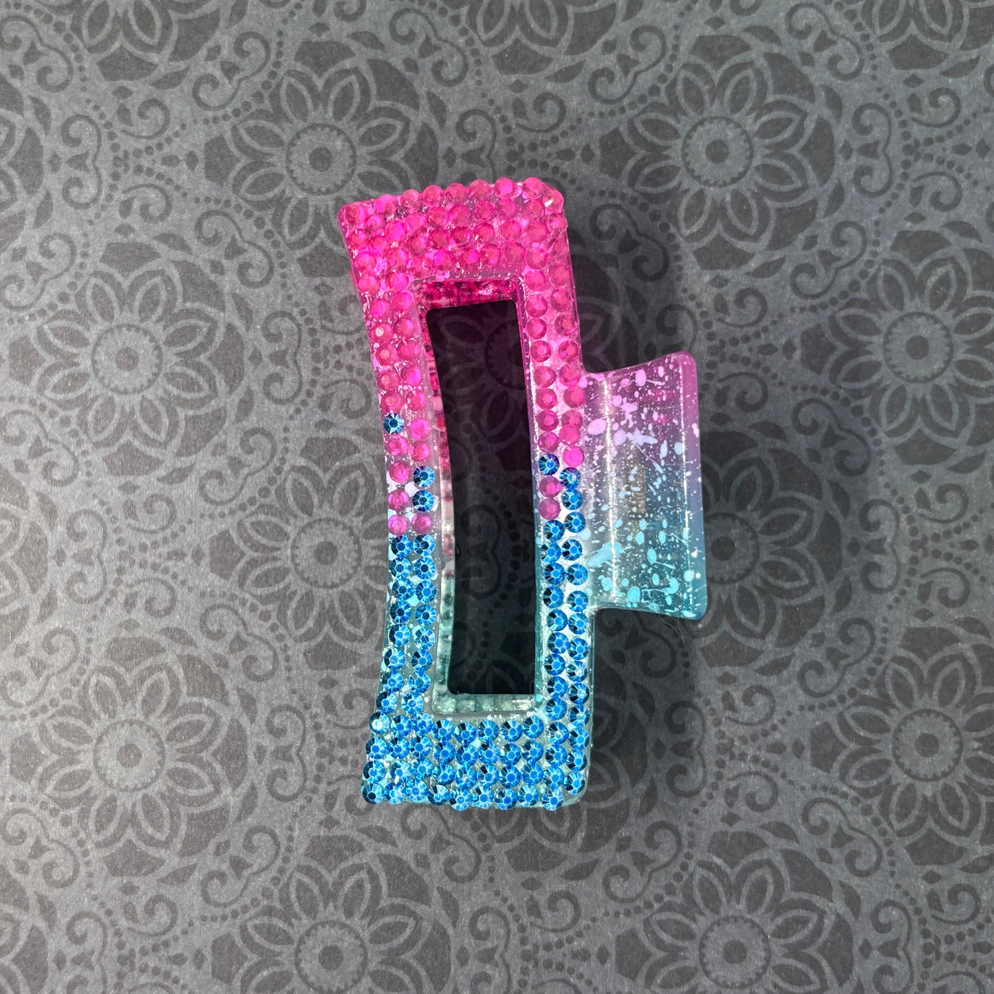 Large Rhinestone Claw Clip