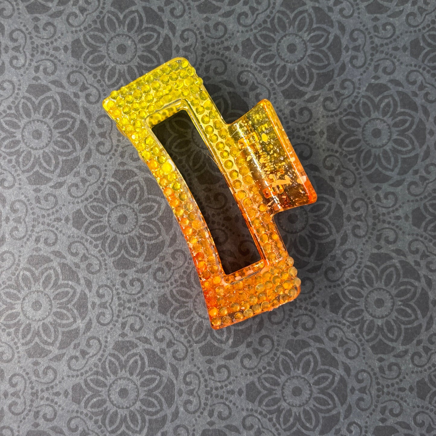 Large Rhinestone Claw Clip