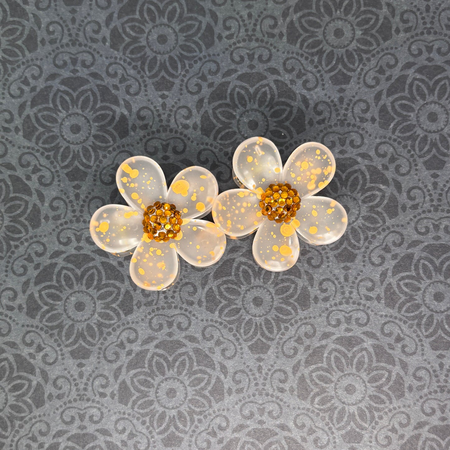 Flower Claw Clips