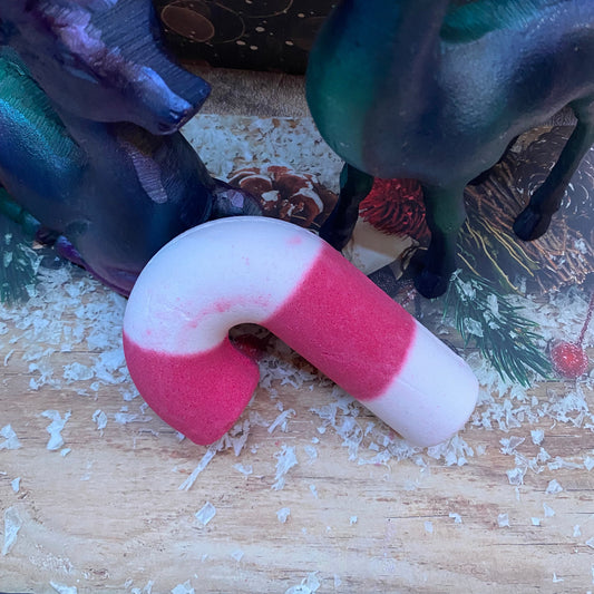 Candy Cane Bath Bomb