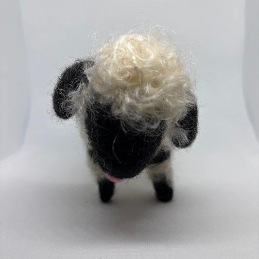 Handmade Felt Sheep Figurine