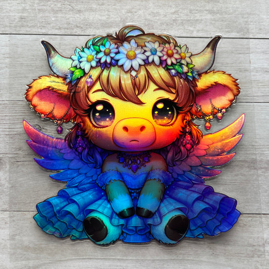 Whimsical Cow Fairy