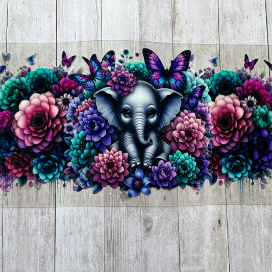 Elephant and Floral