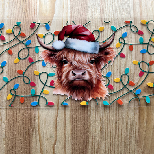 Festive Highland Cow