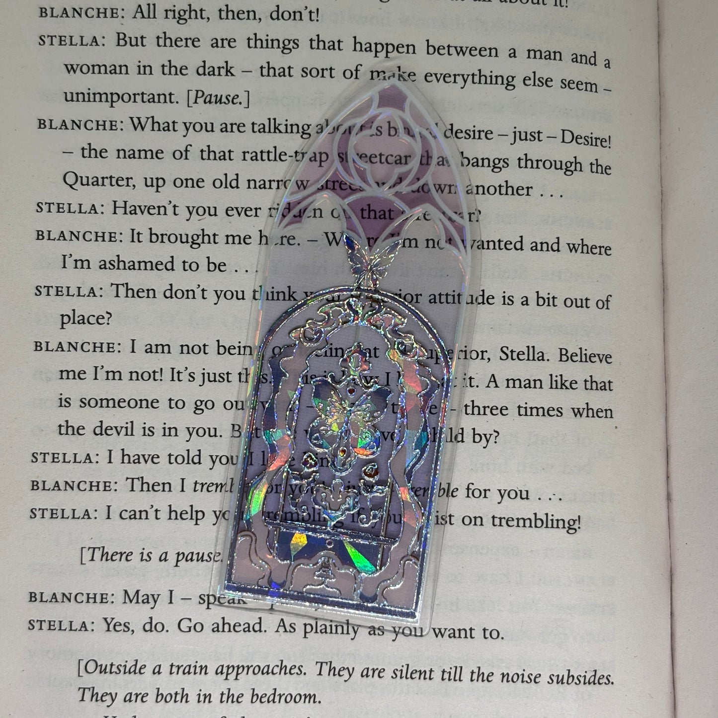 Stained Window Inspired Bookmark