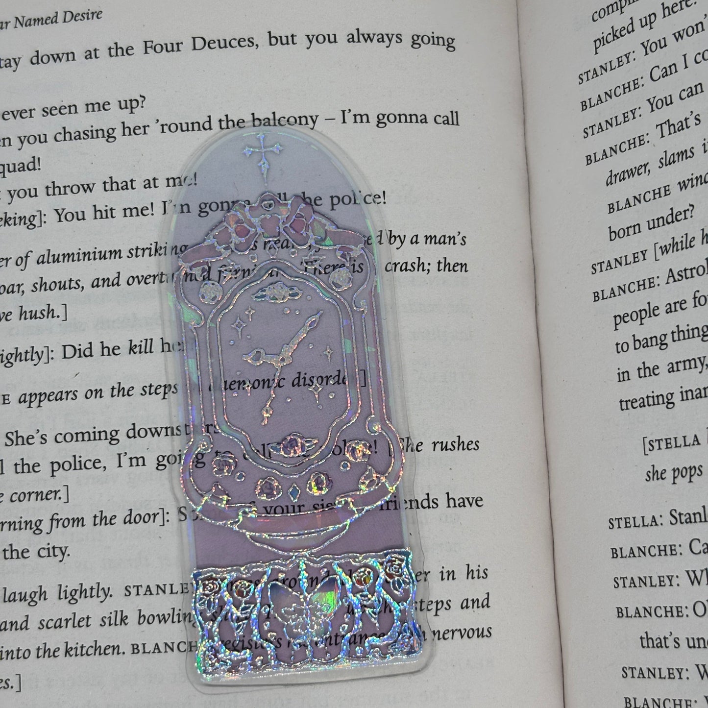 Stained Window Inspired Bookmark