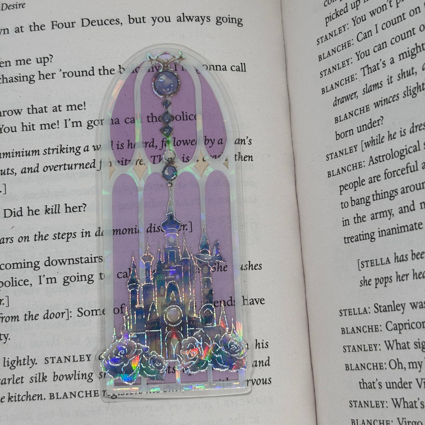 Stained Window Inspired Bookmark