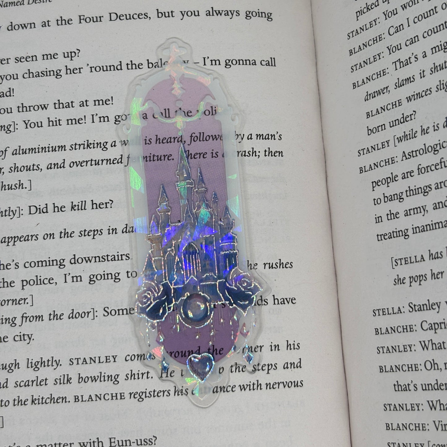 Stained Window Inspired Bookmark