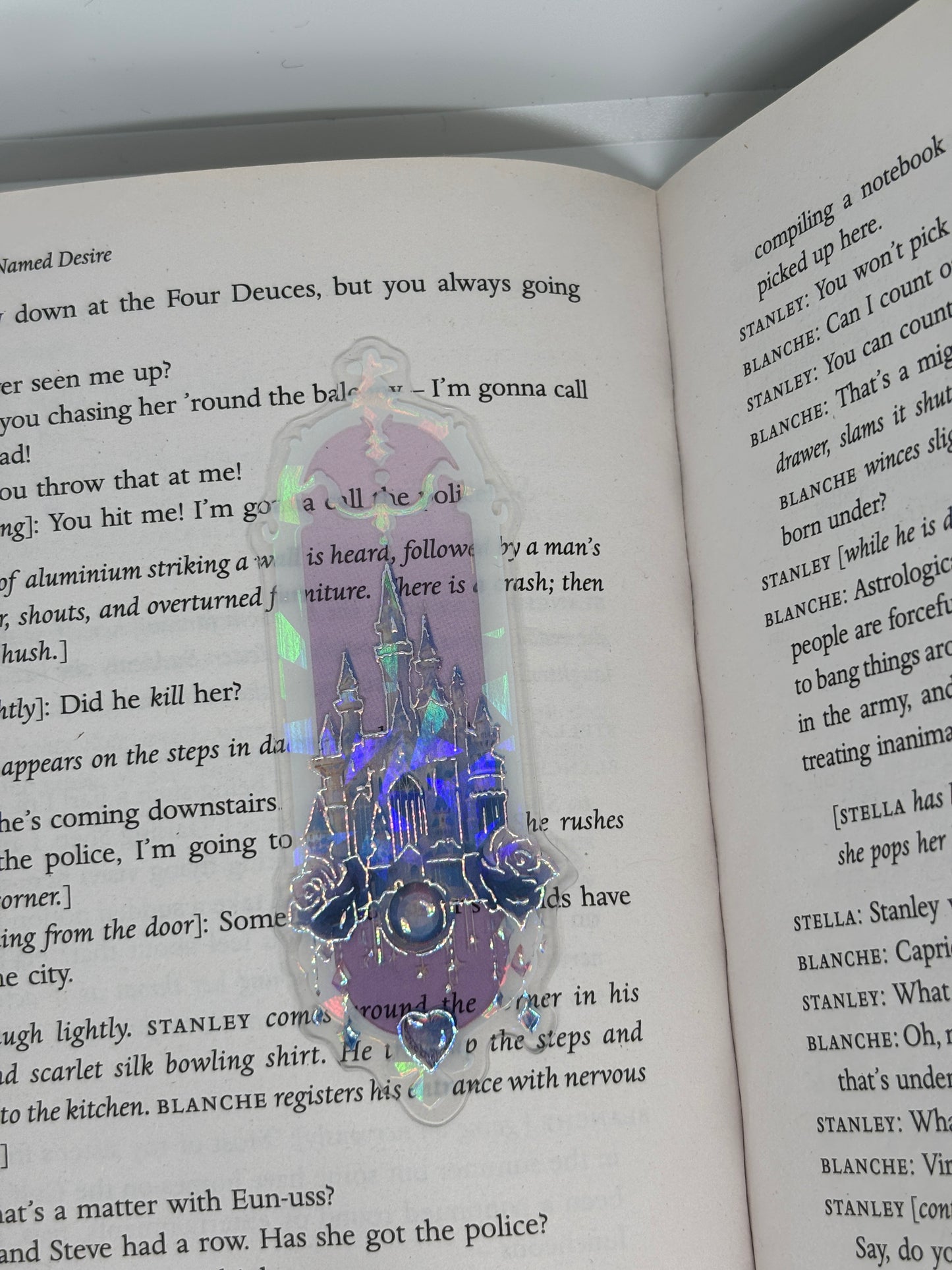Stained Window Inspired Bookmark