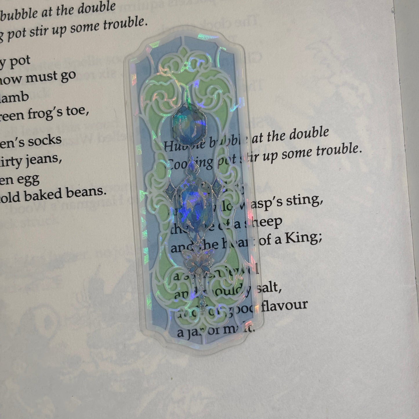 Stained Window Inspired Bookmark