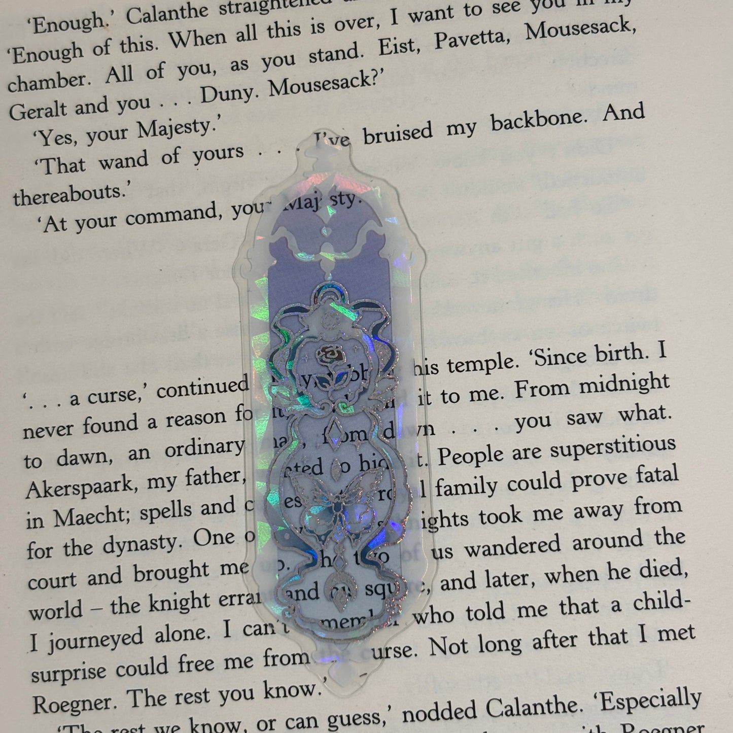 Stained Window Inspired Bookmark