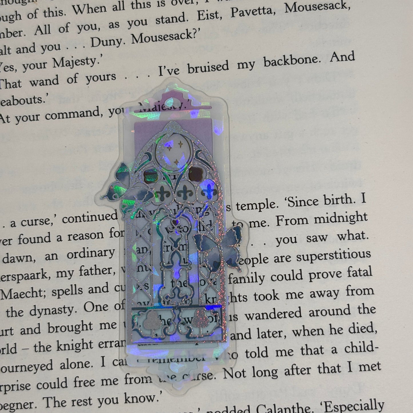 Stained Window Inspired Bookmark