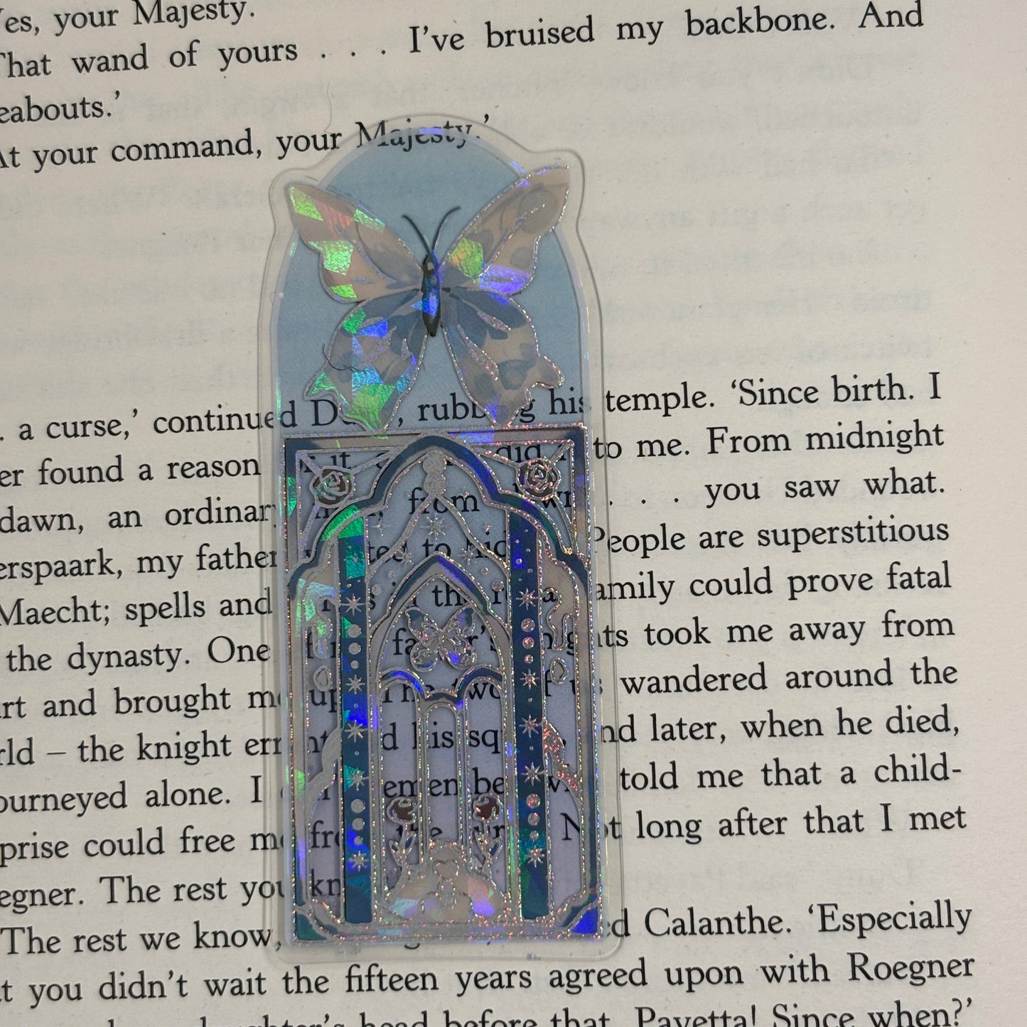 Stained Window Inspired Bookmark