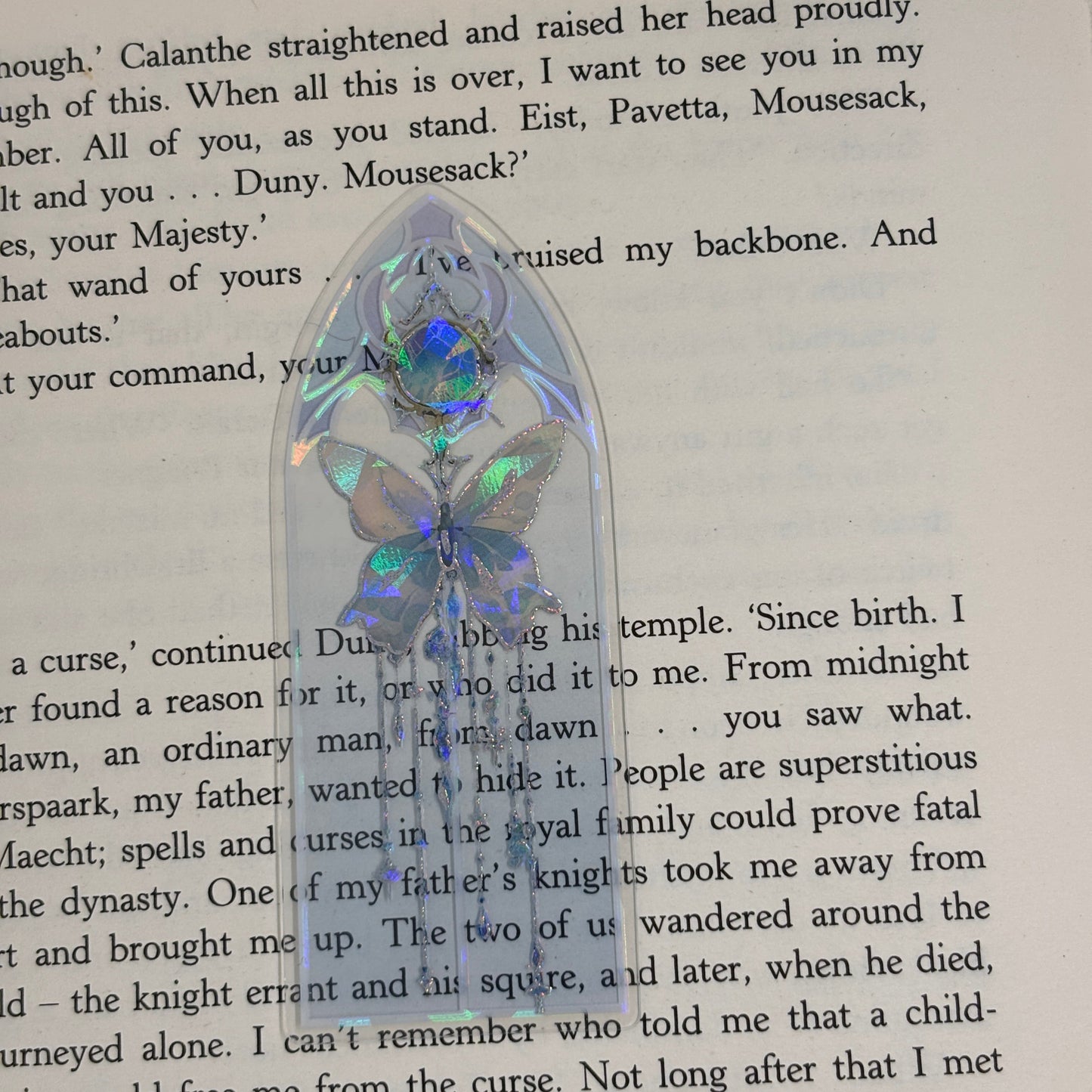 Stained Window Inspired Bookmark