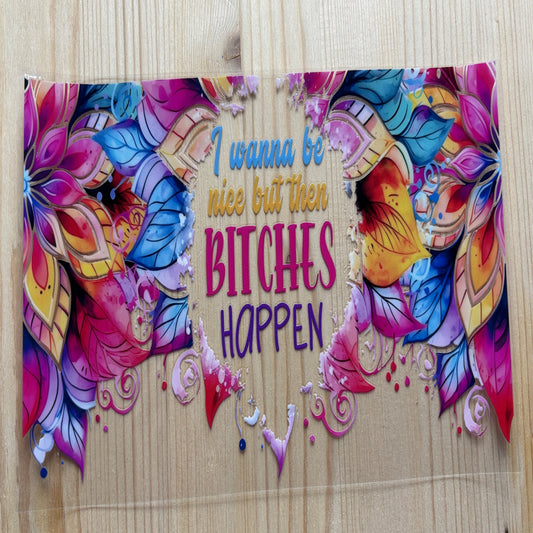 I wanna be nice…..