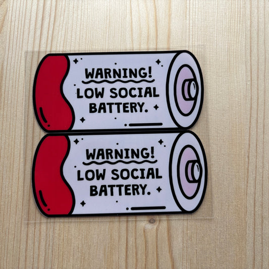Social Battery Running Low