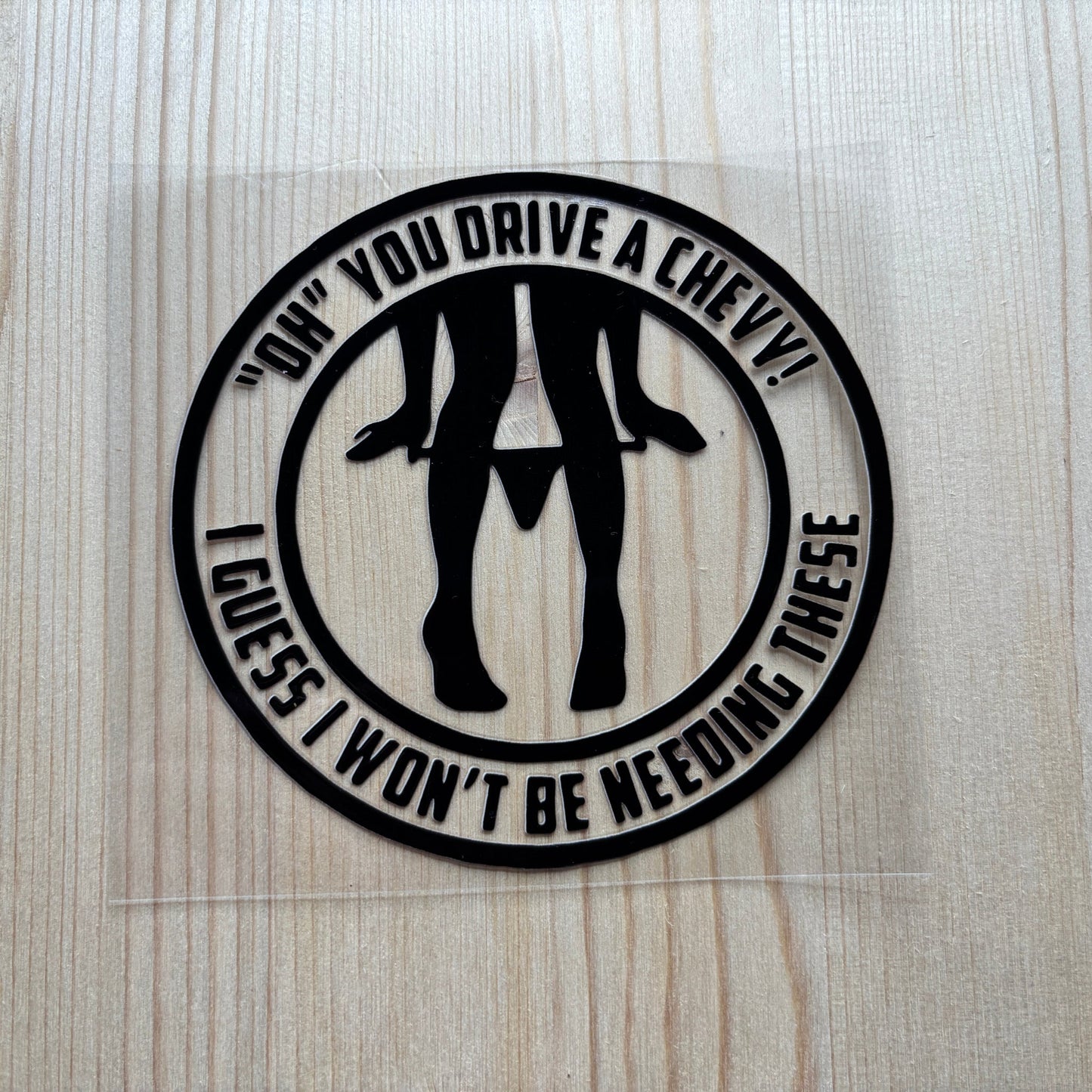 Oh! You drive…