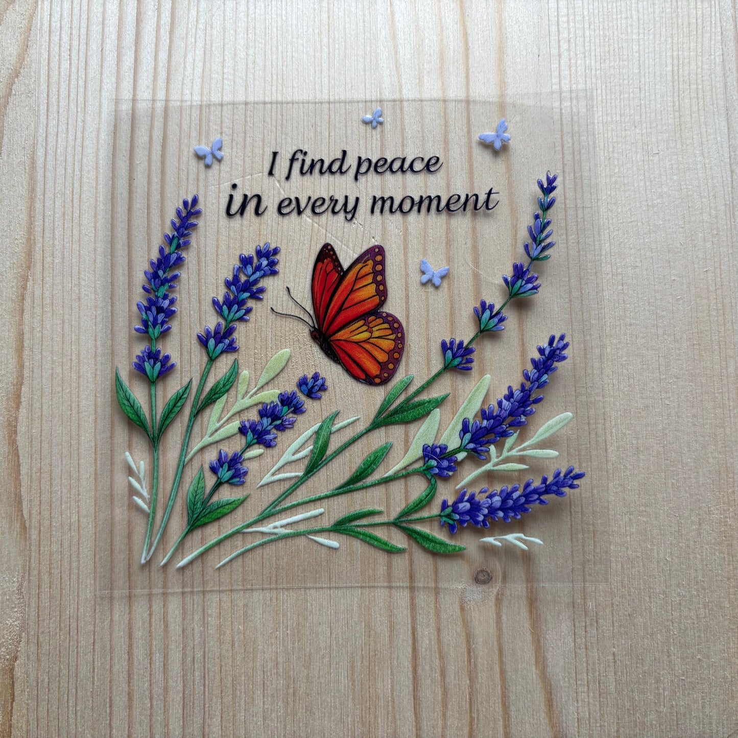 I find peace in every moment
