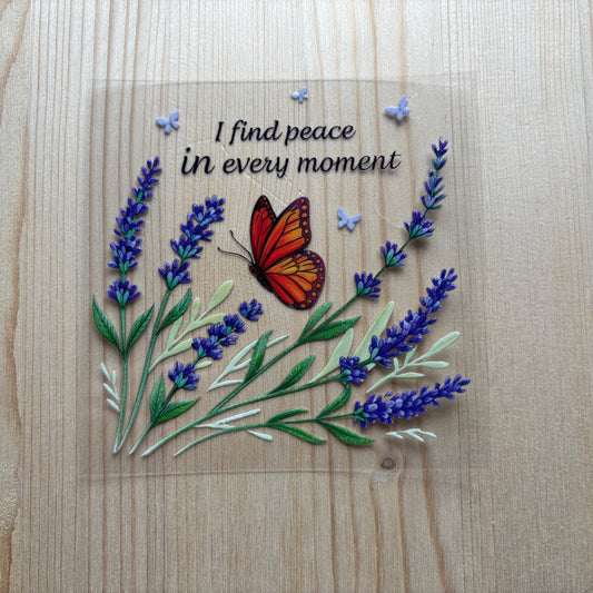 I find peace in every moment
