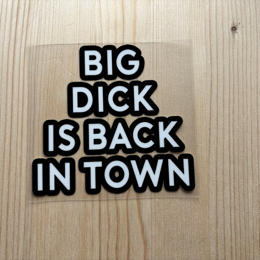 Big D*ck is back