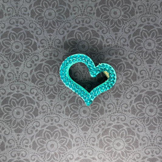 Heart Shaped Claw Clip
