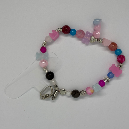 Gummy Bear Phone Charm Wristlet