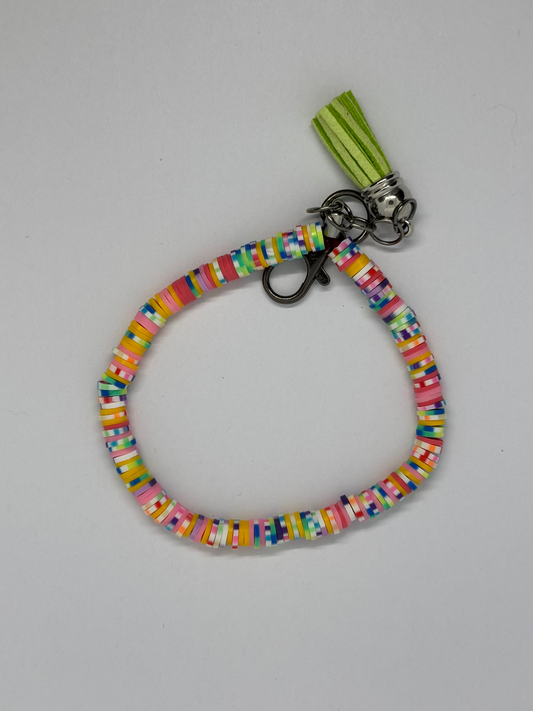 Colourful Wristlet Keyring