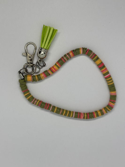 Colourful Wristlet Keyring