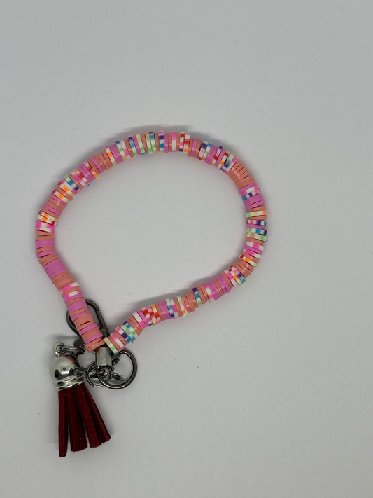 Colourful Wristlet Keyring