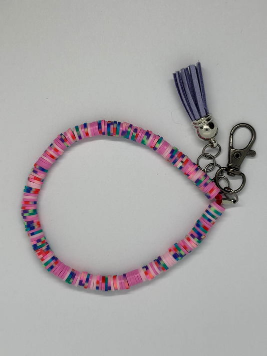 Colourful Wristlet Keyring