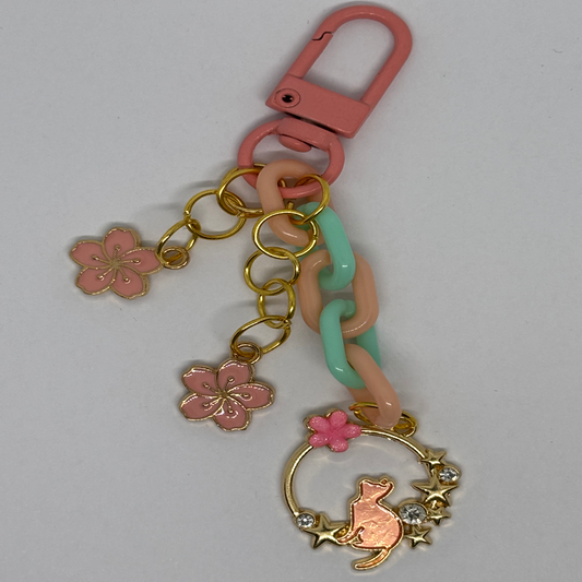 Enchanted Floral Keychain