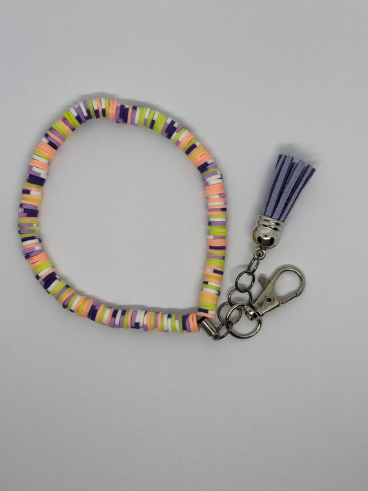 Colourful Wristlet Keyring