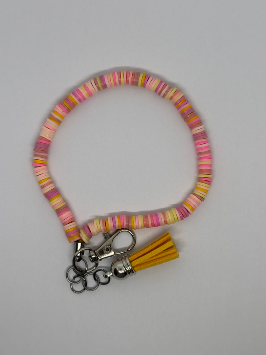 Colourful Wristlet Keyring