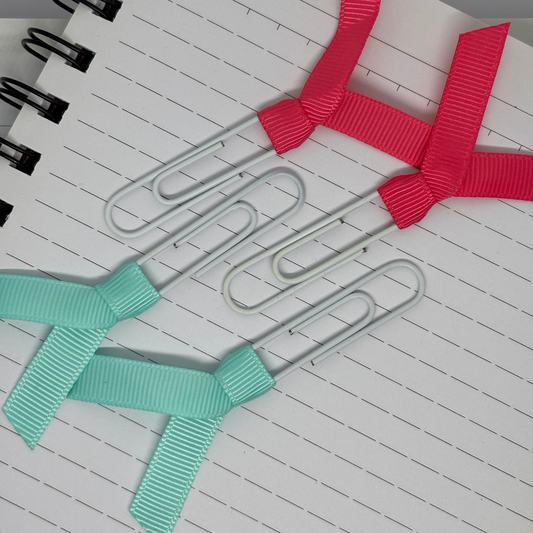 Ribbon Clip Bookmarks