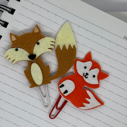Cute Fox Clip Set